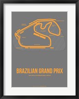 Framed Brazilian Grand Prix 1