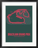 Framed Brazilian Grand Prix 2