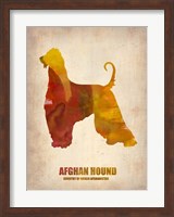 Framed Afghan Hound