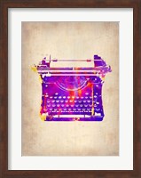 Framed Vintage Typewriter 1