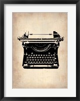 Framed Vintage Typewriter 2