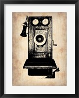 Framed Vintage Phone 1