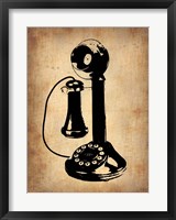 Vintage Phone 2 Framed Print