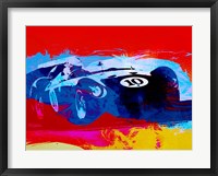 Framed Maserati on the Race Track 1