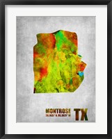 Framed Montrose Texas
