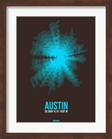 Framed Austin Radiant Map 1