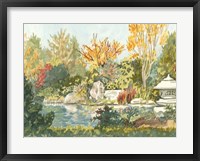 Framed Plein Air Garden IV