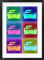 Framed Ferrari Pop Art 2