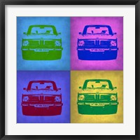 Framed BMW 2002 Pop Art 3