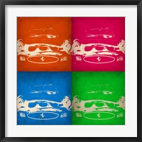 Framed Ferrari Front Pop Art 1