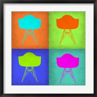 Framed Eames Chair Pop Art 1