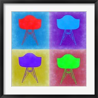 Framed Eames Chair Pop Art 3
