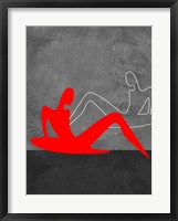 Red Girl 2 Framed Print