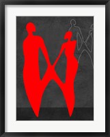 Framed Red Couple 2