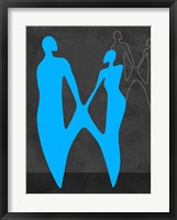 Framed Blue Couple