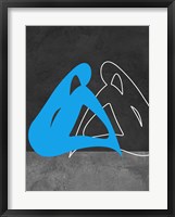 Framed Blue Woman