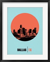 Framed Dallas Circle 1