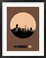 Framed Pittsburgh Circle 2