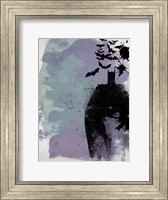 Framed Batman Watercolor