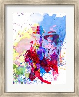 Framed Casablanca Watercolor