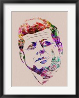 Framed Kennedy Watercolor