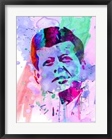 Framed Kennedy Watercolor 2