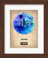 Framed London Air Balloon