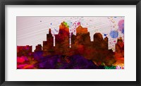 Framed Kansas City Skyline