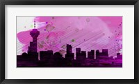 Framed Vancouver City Skyline