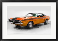 Framed 1968 Dodge Challenger