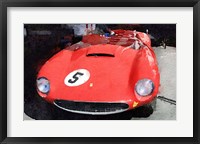 Framed 1962 Ferrari in the Pits