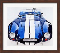 Framed 1962 AC Cobra Shelby