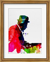 Framed Thelonious Watercolor