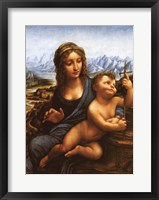 Framed Madonna of the Yarnwinder