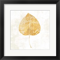 Bronzed Leaf II Framed Print