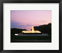 Framed Mecom Fountain, Houston, Texas