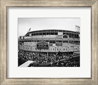 Framed Wrigley Field, Chicago, Cook County, Illinois