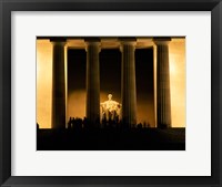 Framed Lincoln Memorial, Washington DC (detail)