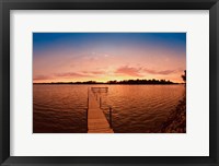 Framed Lake Minnetonka Pier, Minnesota