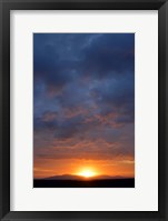 Framed Cloudy Sunset Sky, Ndutu, Ngorongoro Conservation Area, Tanzania