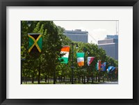 Framed National Flags, Philadelphia, Pennsylvania