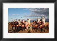 Framed Berber Horsemen, Dades Valley, Morocco