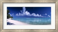 Framed Matira Beach, Bora Bora Polynesia