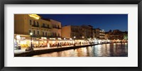 Framed Promenade at Venetian Port, Chania, Crete, Greece