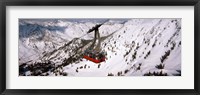 Framed Ride over Snowbird Ski Resort, Utah