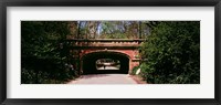 Framed Footbridge in Central Park, Manhattan, New York City