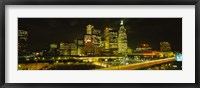 Framed Gardiner Expressway at Nighttime, Toronto, Canada