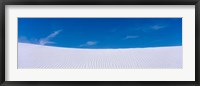 Framed Blue SKy over White Sands National Monument, New Mexico