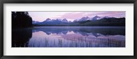 Framed Little Redfish Lake, Sawtooth National Recreation Area, Custer County, Idaho