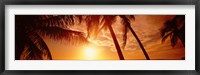 Framed Fort Meyers Florida Sunset